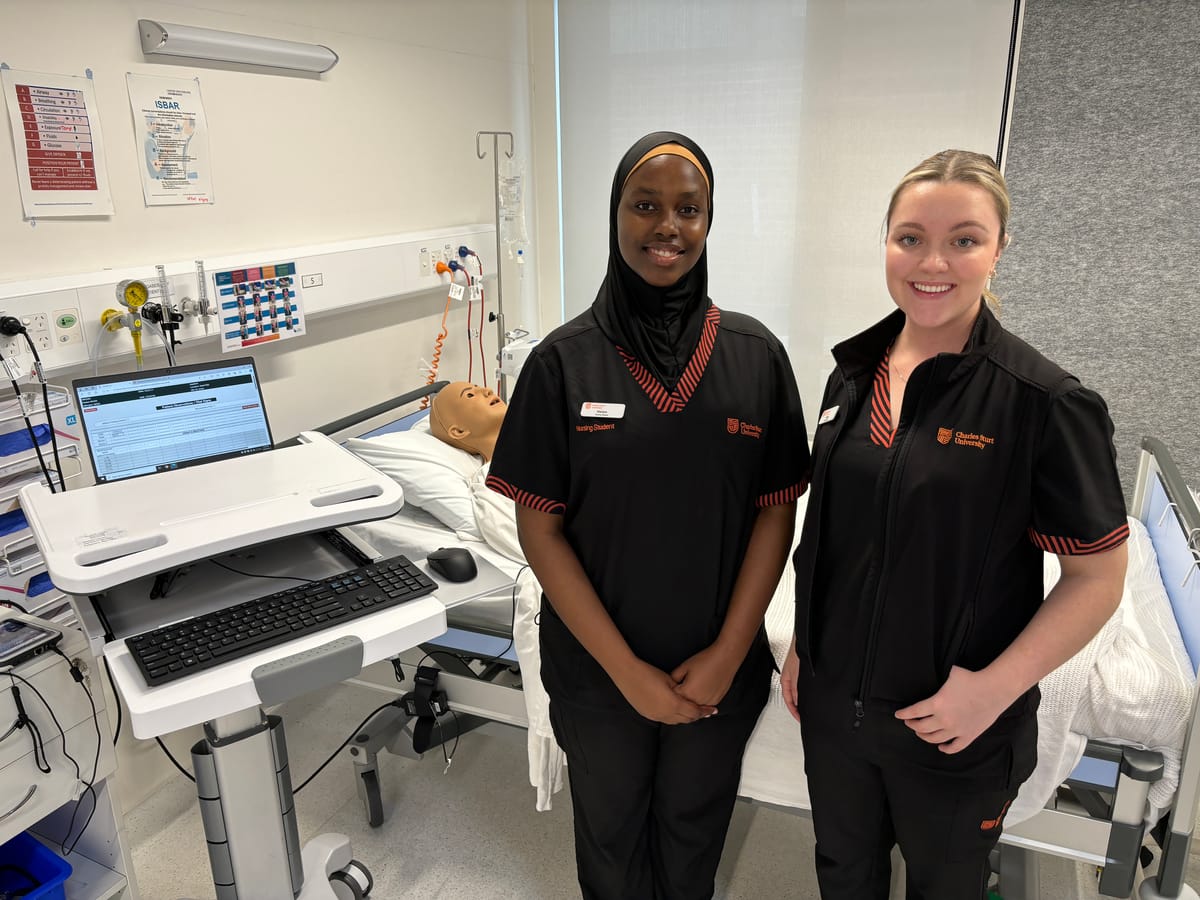 Leading regional nursing simulation technology developed at Charles Sturt