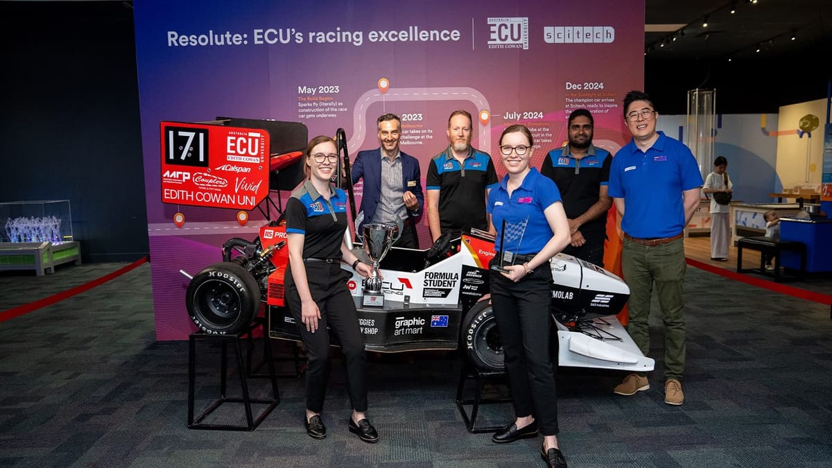 ECU Racing makes a pitstop at Scitech